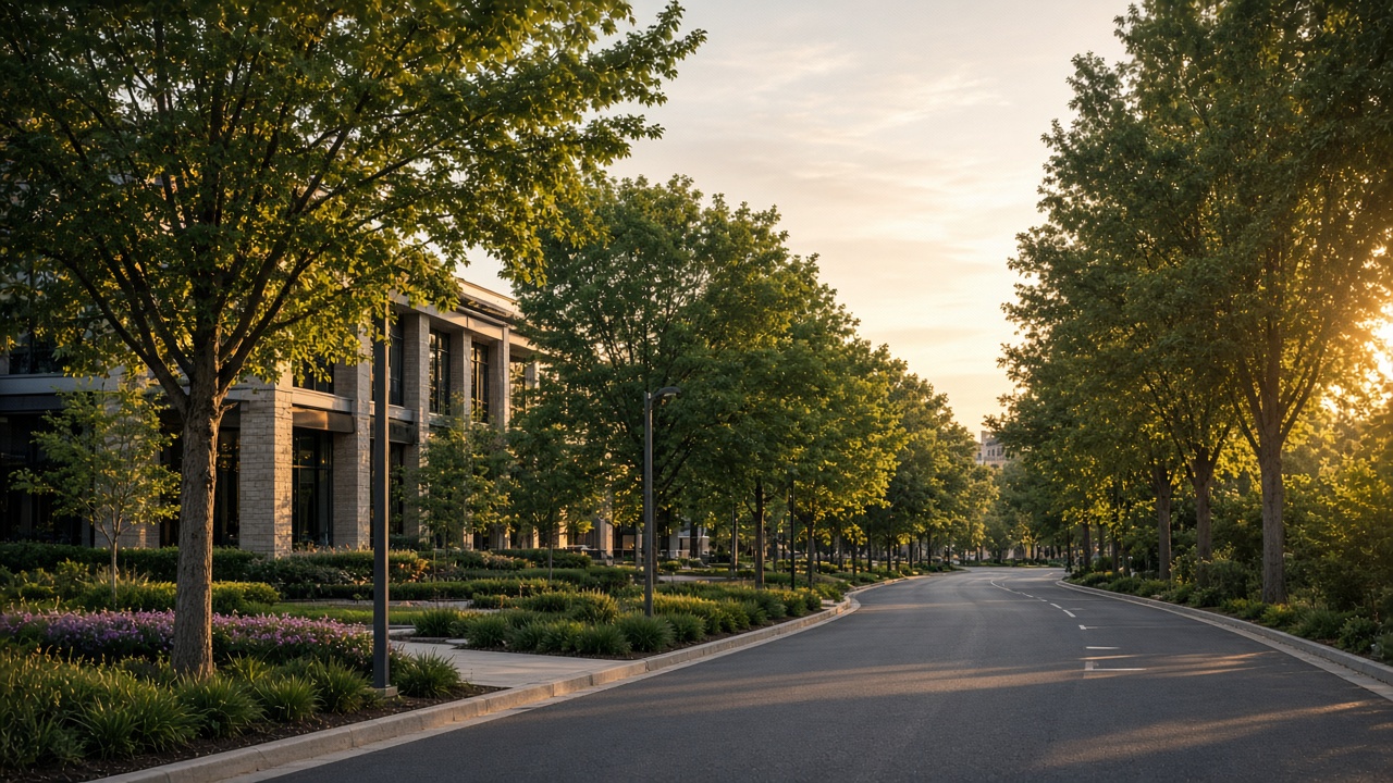 Greenwood Village Colorado office parks and tree-lined streets