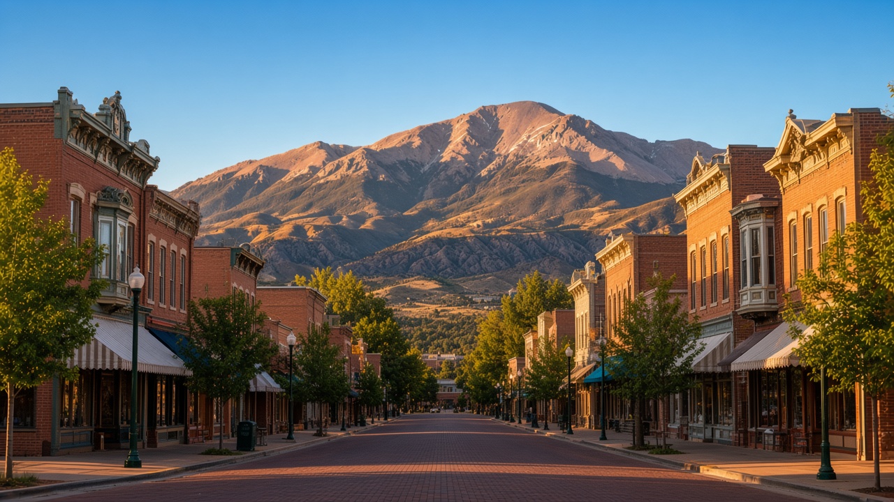 Old Colorado City historic district along Colorado Avenue